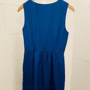 J Crew Royal Blue Sleeveless Dress
